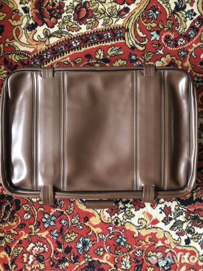 Кожаный чемодан СССР б/у