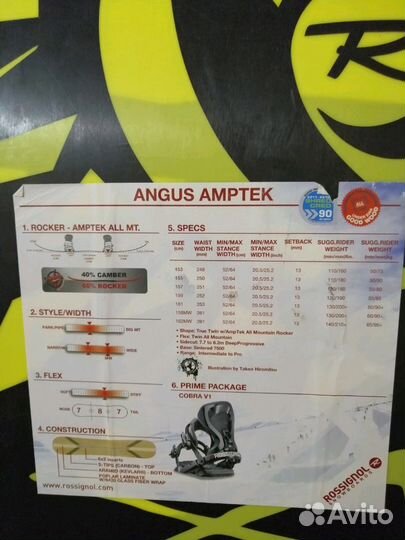 Сноуборд россинол rossignol новый