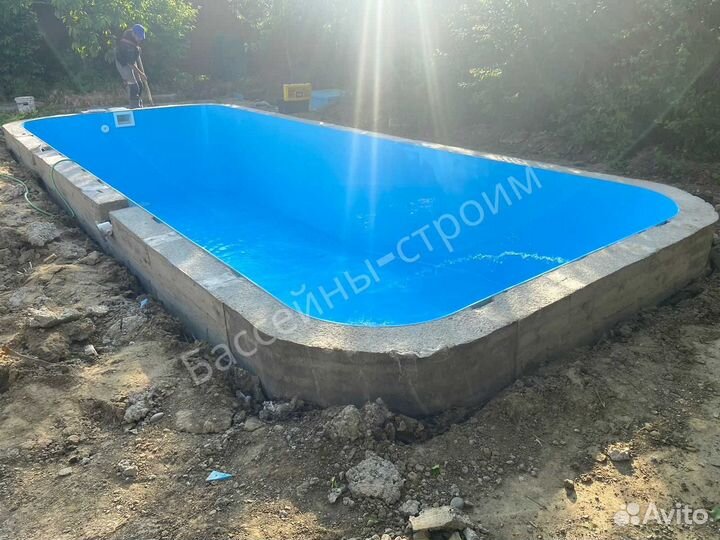 Бассейн 8х3х1,5 от производителя,ступени Бельэтаж2