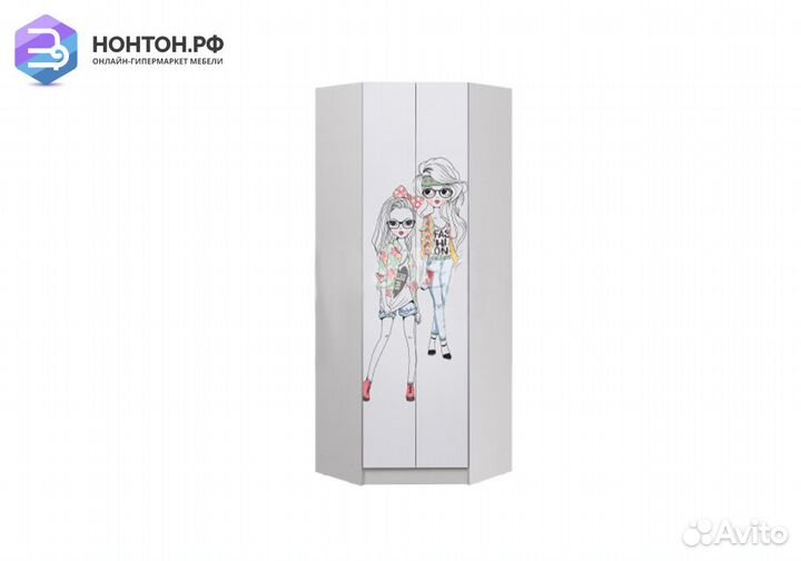 Шкаф угловой Вега fashion белый