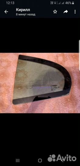 Renault Fluence стекло задней левой двери