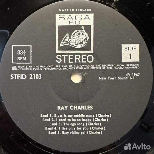 Ray Charles – Ray Charles (Англия 1967г.)
