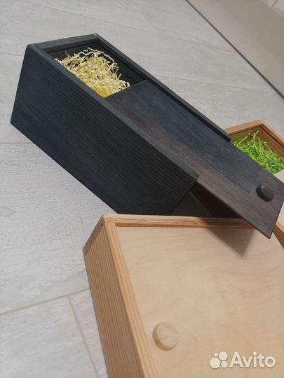 Деревянные подарочные ящики