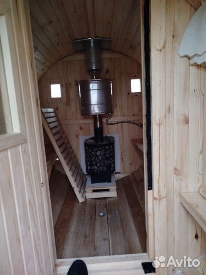 Баня бочка мобильная в аренду