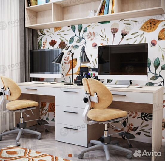 Стол письменный на 2 места