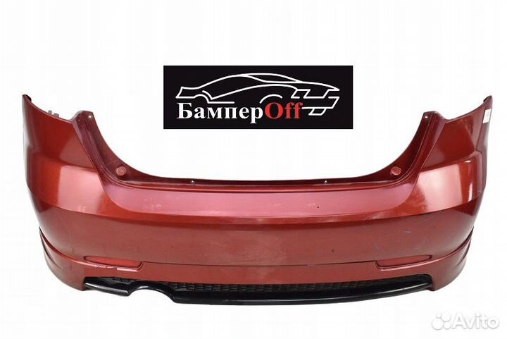 Бампер задний шевроле лачетти хэтчбек красный