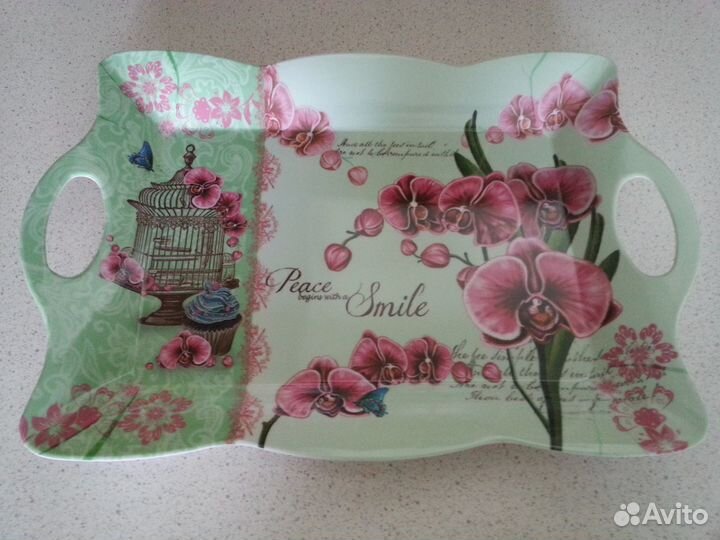 Поднос пластиковый 45.5х31см. (Новый)