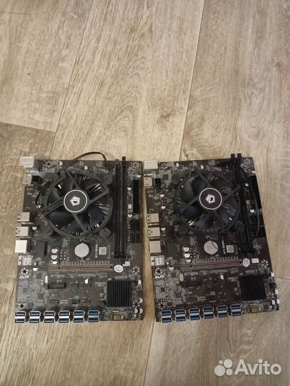 Материнскии платы BTC b250c с процессором Pentium