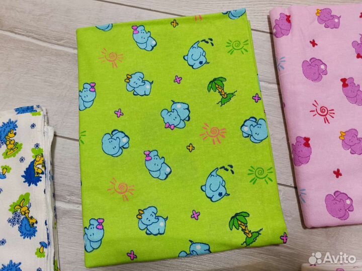 Пелёнки детские фланелевые 90*110 см