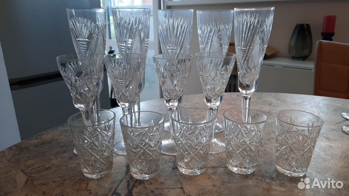 Хрустальная посуда бу