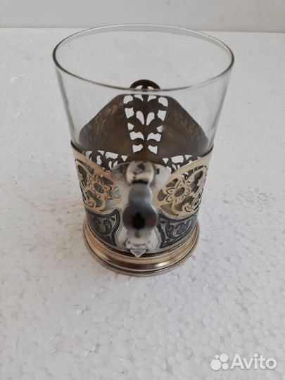 Подстаканник Кубачи серебро 875 СССР