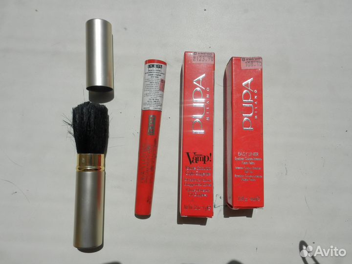 Тушь pupa,подводка для глаз,кисть giordani-gold