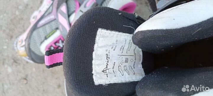 Роликовые коньки детские раздвижные