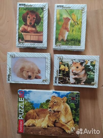 Пазлы разной сложности