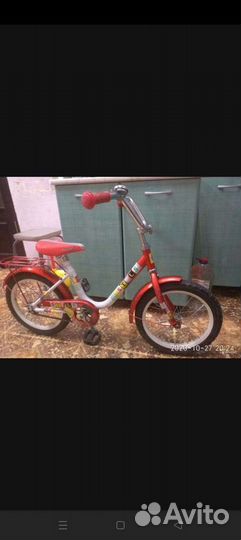 Детский велосипед stels flash радиус 16 б/у