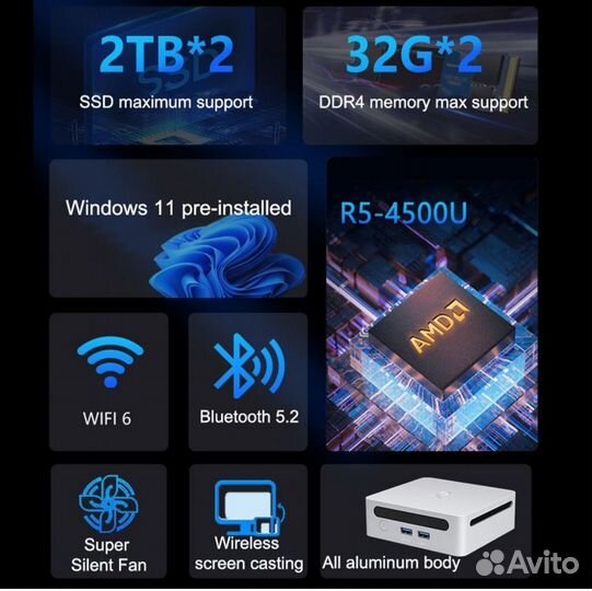 GenMachine Ryzen5 16Gb(ddr4 3200mhz)