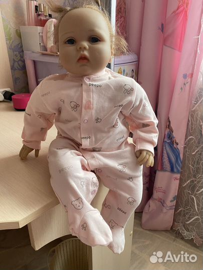 Кукла реборн девочка 55 см