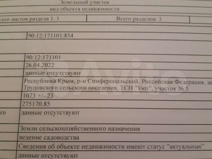 Участок 10 сот. (СНТ, ДНП)