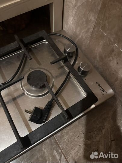 Газовая варочная панель 2 конфорки встраиваемая