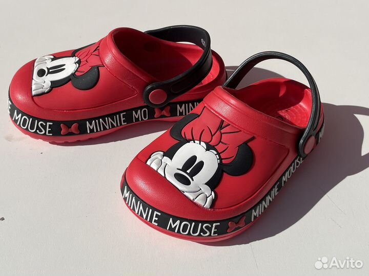 Disney Minnie Mouse - Size 7 Новые детские кроксы