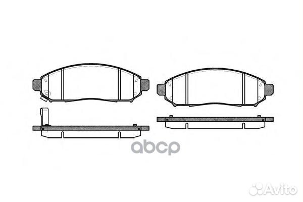 1162 01 FDB1997 41060EB326 колодки дисковые