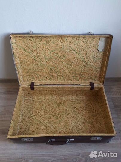 Чемодан фибровый антиквариат