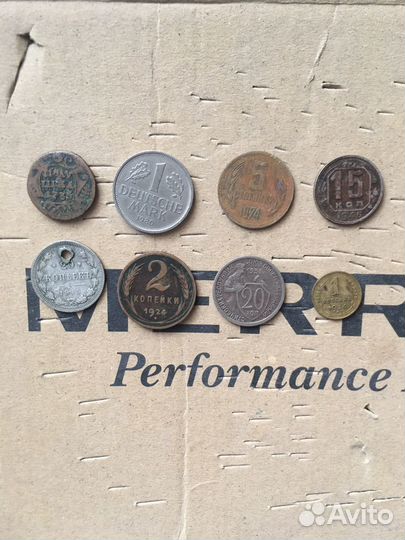 Монеты разные