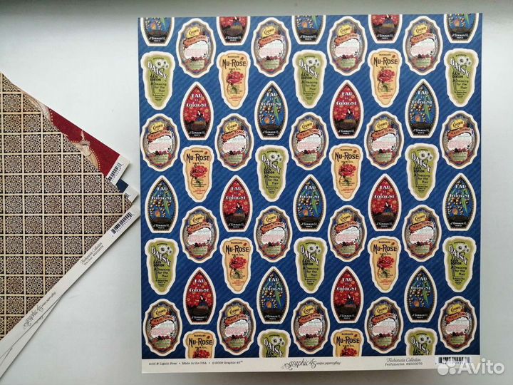 Бумага и вырубка для скрапбукинга Graphic45