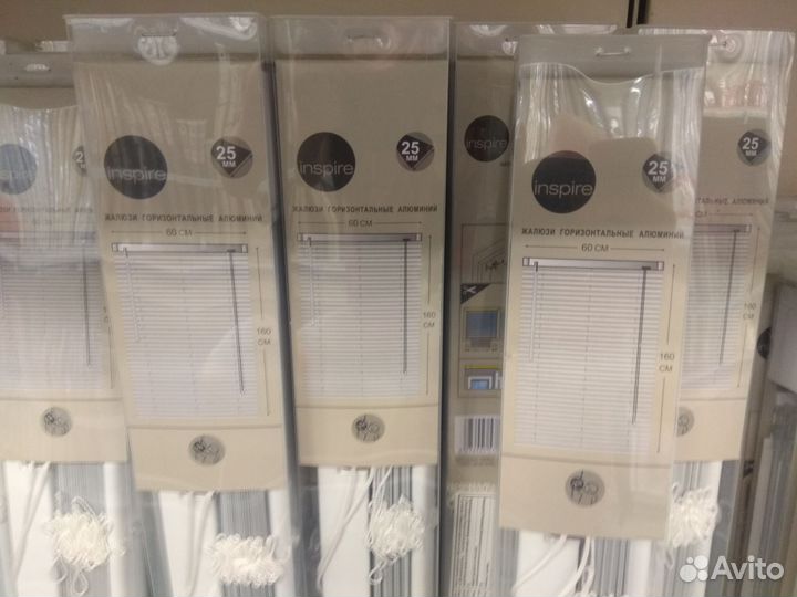 Жалюзи Inspire 60х160 см алюминий цвет белый 4 шт