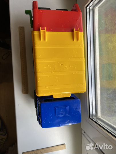 Большая машина игрушка мусоровоз Лена