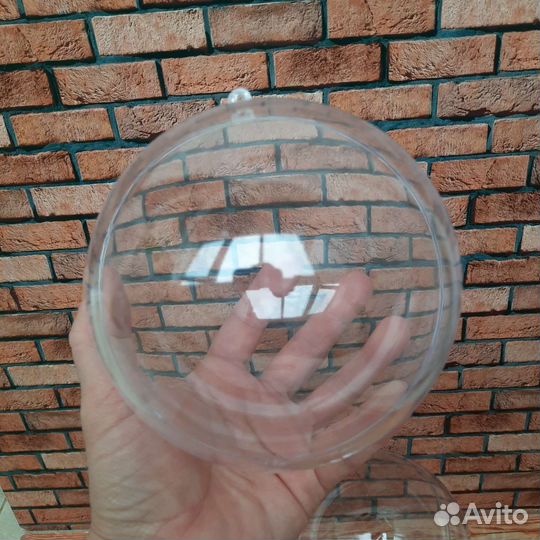 Шар подвеска пластик. Заготовка для творчества