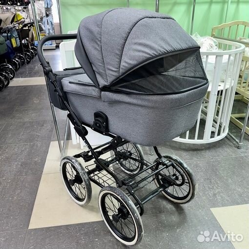 Коляска-люлька Pituso Leticia graphite 14 д