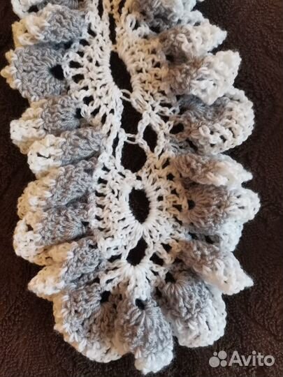 Шарф двухцветный