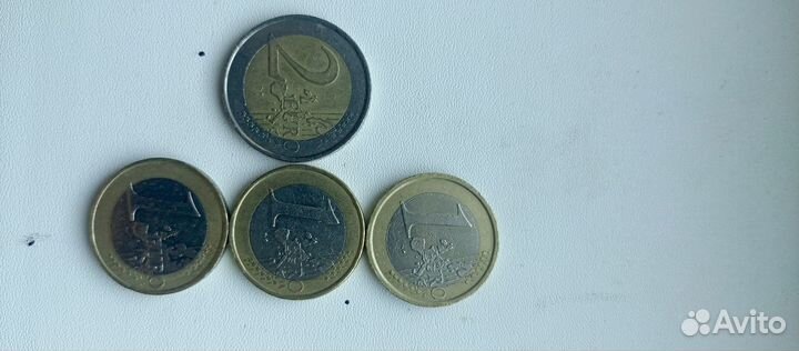 Монеты евро, евро центы