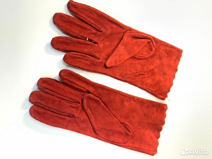 Перчатки СССР кожа, замша новые