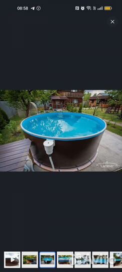 Бассейн каркасный морозоустойчивый