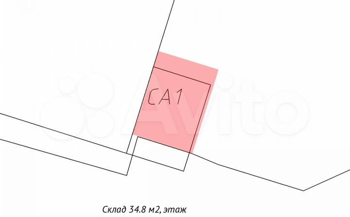 Склад, 34.8 м²