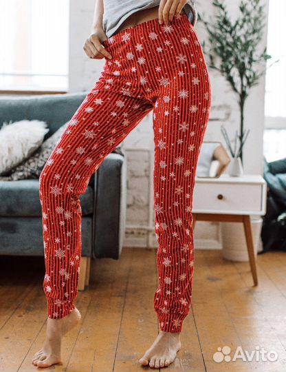 Новогодняя пижама женская 46