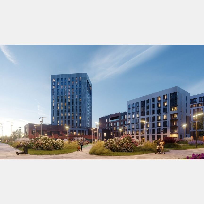 2-к. квартира, 69,1 м², 13/19 эт.