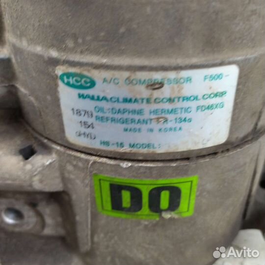 Компрессор кондиционер hyundai accent
