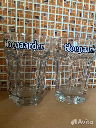 Ваза Стакан Чешское стекло hoegaarden