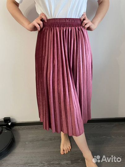 Юбка бархатная 44-46 размер