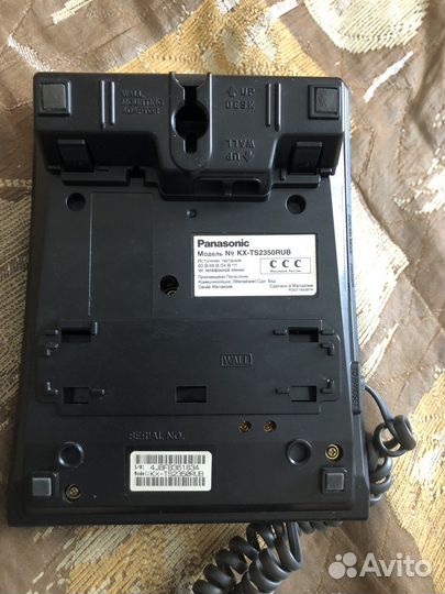 Телефон Panasonic KX-TS2350RUB