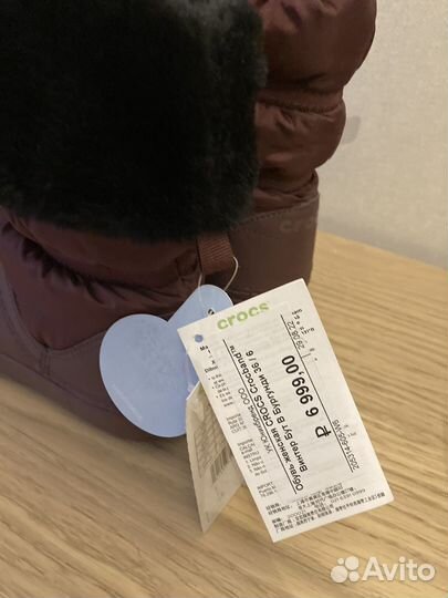 Crocs w6 36 зимние сапоги