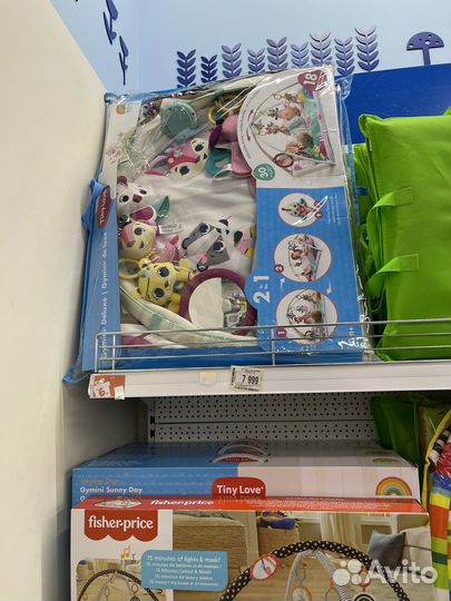 Развивающий коврик tiny love принцесса