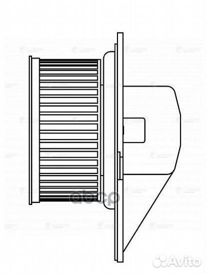 Э/вентилятор отоп. LFH1803 luzar