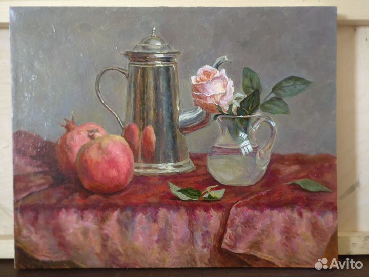 Картина маслом на холсте. Натюрморт