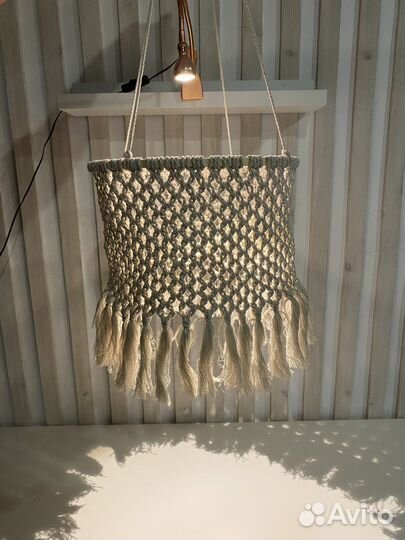 Абажур макраме 30 см