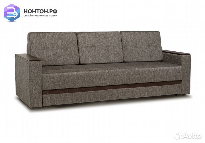 Диван еврокнижка Мичиган светло-коричневый