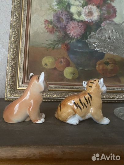 Статуэтки фарфор лфз Вербилки 2 шт